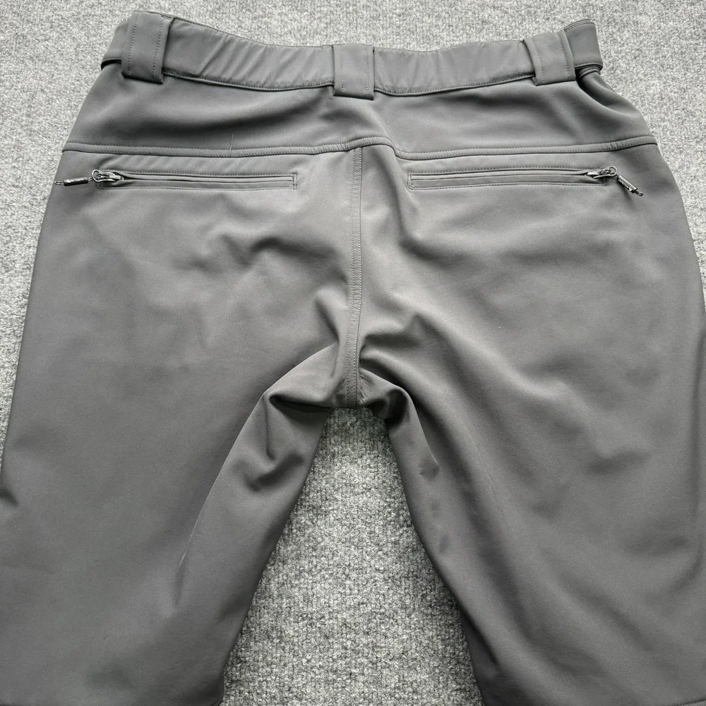 CNTRITION‎ Pants Men's 38W 30L Gray Softshell Fleece Water Resistant Hiking